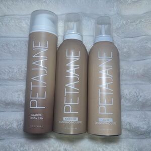 Gradual Body Tan & Tanning Mousse Set — Light/Medium/Tan